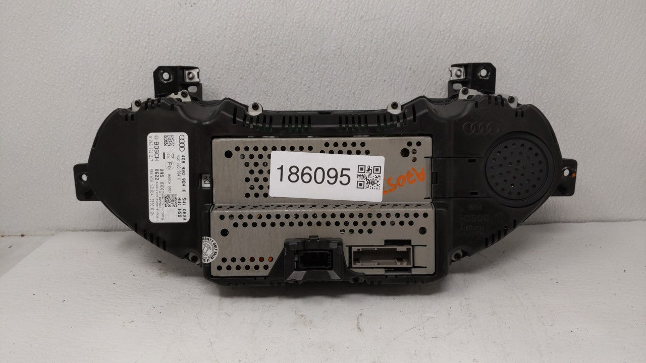 2014-2015 Audi A6 Instrument Cluster Speedometer Gauges P/N:4G8 920 984 K Fits 2014 2015 OEM Used Auto Parts - Oemusedautoparts1.com