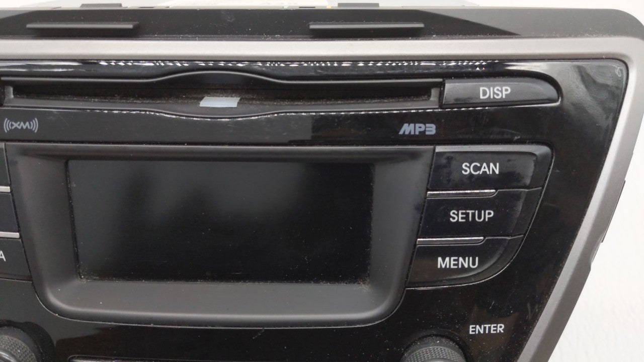 2013 Hyundai Elantra Radio AM FM Cd Player Receiver Replacement P/N:96170-3X155RA5 Fits OEM Used Auto Parts - Oemusedautoparts1.com