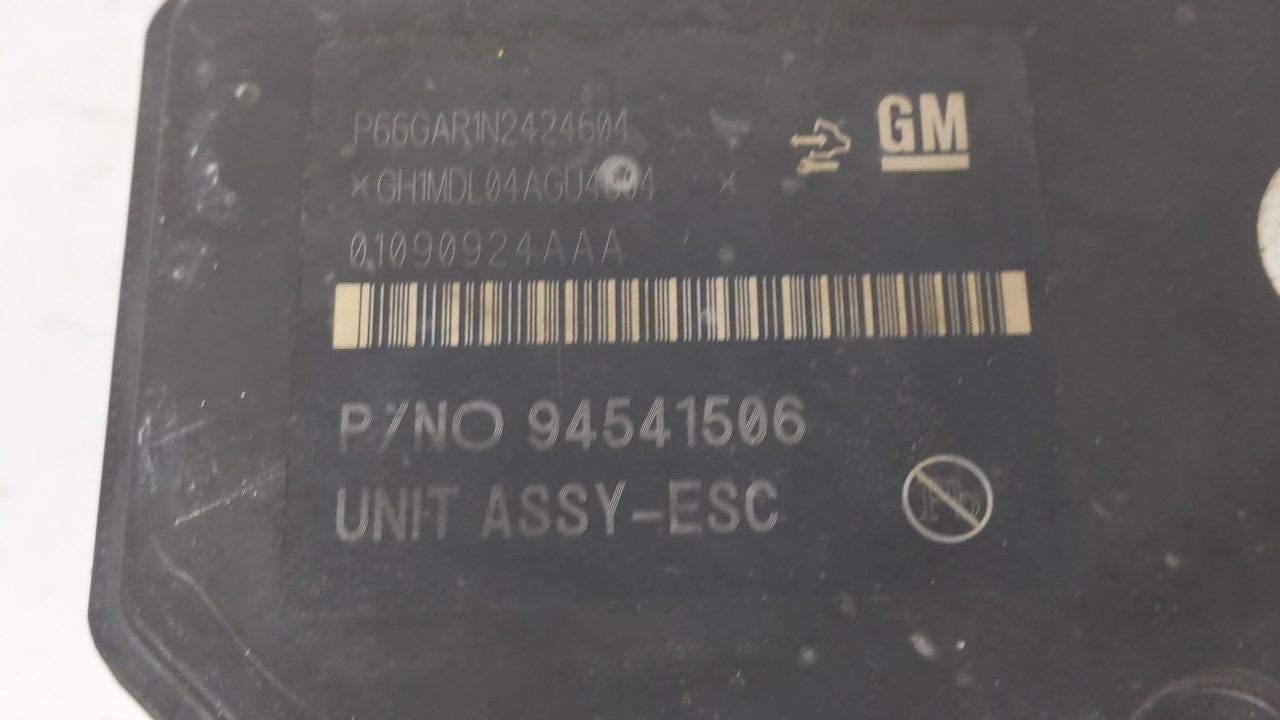 2015 Chevrolet Trax ABS Pump Control Module Replacement P/N:94541506 688250455 Fits OEM Used Auto Parts - Oemusedautoparts1.com