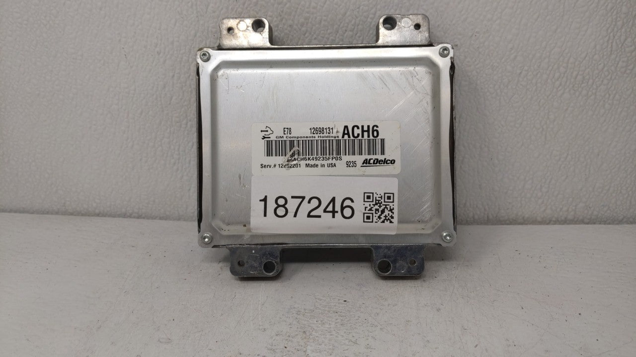 2017-2021 Chevrolet Trax PCM Engine Computer ECU ECM PCU OEM P/N:12679097 12670309 Fits 2017 2018 2019 2020 2021 OEM Used Auto Parts - Oemusedautoparts1.com