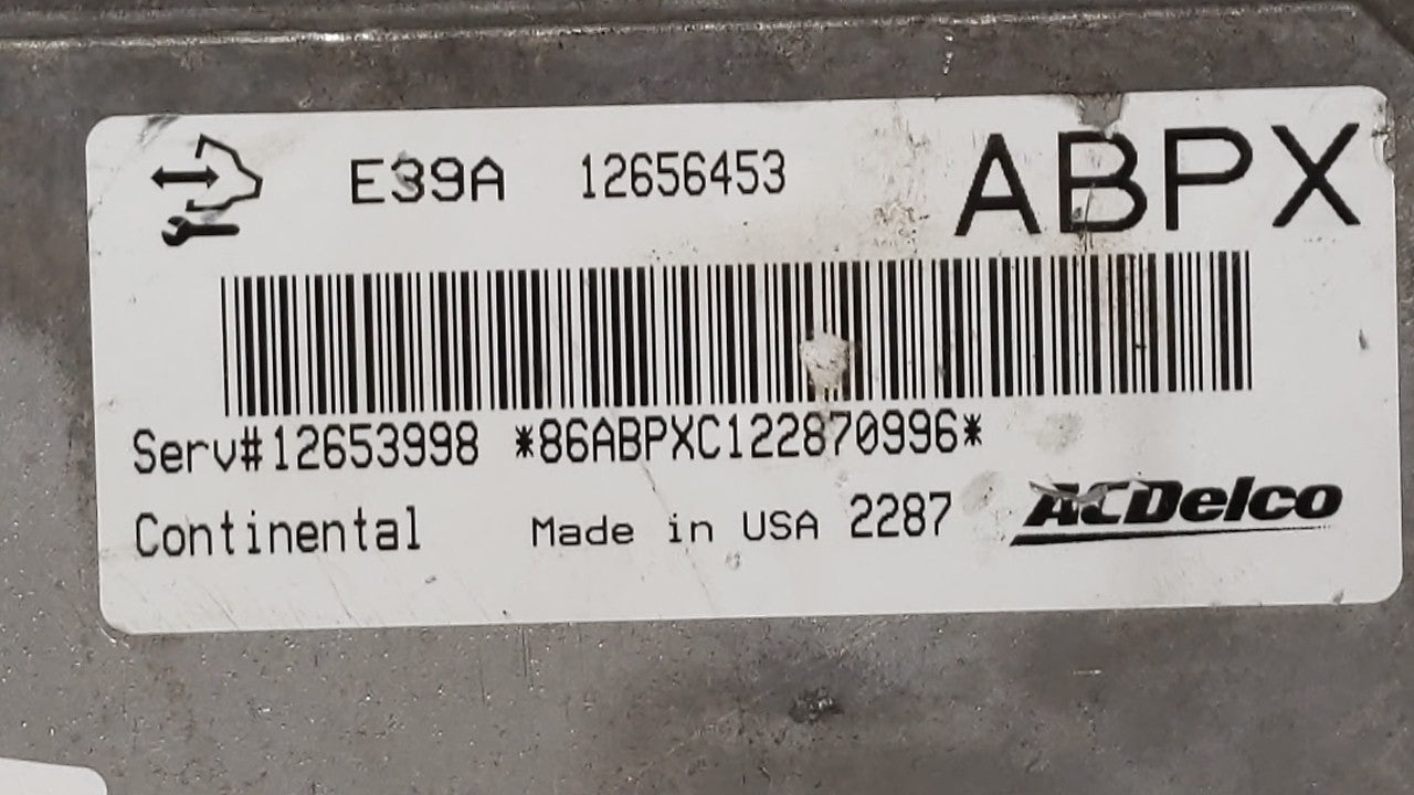 2013-2016 Cadillac Srx PCM Engine Computer ECU ECM PCU OEM P/N:12655476 12657776 Fits 2013 2014 2015 2016 OEM Used Auto Parts - Oemusedautoparts1.com