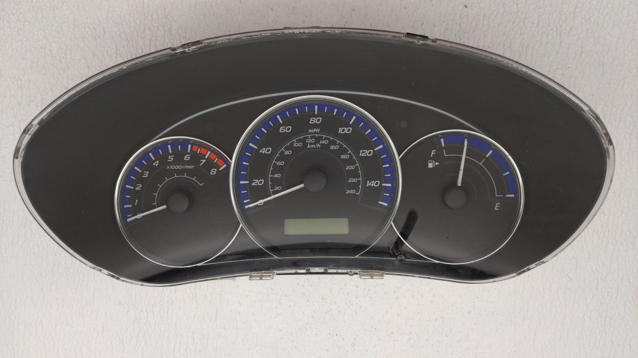 2010 Subaru Forester Instrument Cluster Speedometer Gauges P/N:85002SC180 Fits OEM Used Auto Parts - Oemusedautoparts1.com