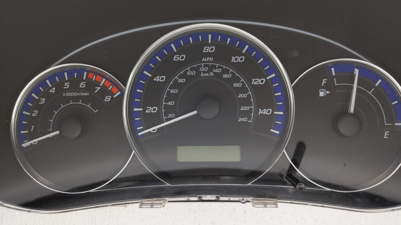 2010 Subaru Forester Instrument Cluster Speedometer Gauges P/N:85002SC180 Fits OEM Used Auto Parts - Oemusedautoparts1.com