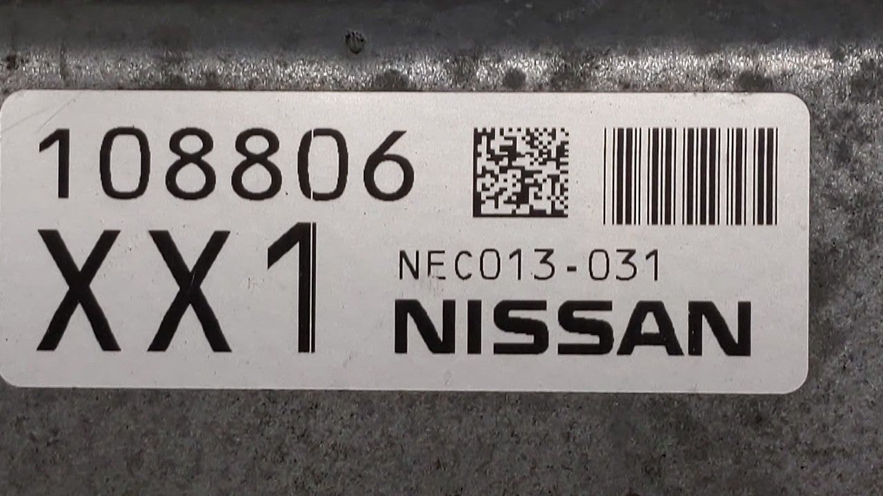 2013-2015 Nissan Sentra PCM Engine Computer ECU ECM PCU OEM P/N:BEM404-300 A1 NEC001-666 Fits 2013 2014 2015 OEM Used Auto Parts - Oemusedautoparts1.com