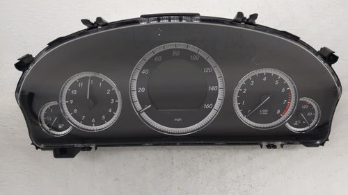 2010 Mercedes-Benz E350 Instrument Cluster Speedometer Gauges P/N:212 900 42 04 2129004204 Fits OEM Used Auto Parts