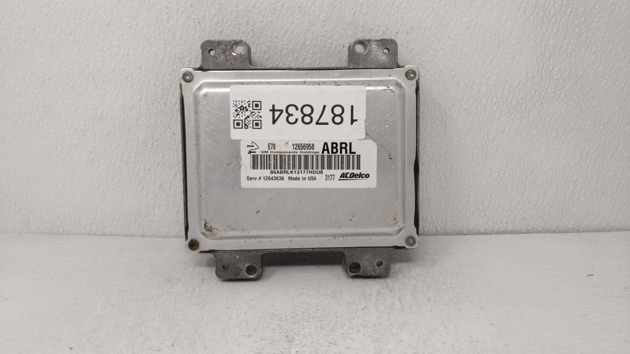 2012-2016 Chevrolet Cruze PCM Engine Computer ECU ECM PCU OEM P/N:12656958 12643636 Fits 2011 2012 2013 2014 2015 2016 OEM Used Auto Parts - Oemusedautoparts1.com