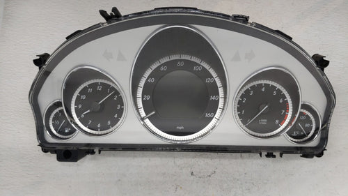 2010 Mercedes-Benz E350 Instrument Cluster Speedometer Gauges P/N:212 900 59 03 2129005903 Fits OEM Used Auto Parts