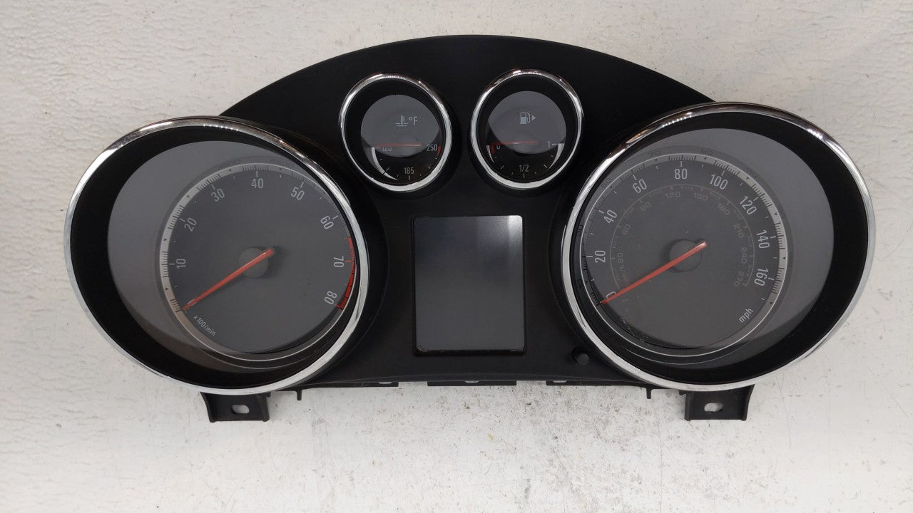 2012 Buick Regal Instrument Cluster Speedometer Gauges P/N:22840504 Fits OEM Used Auto Parts - Oemusedautoparts1.com