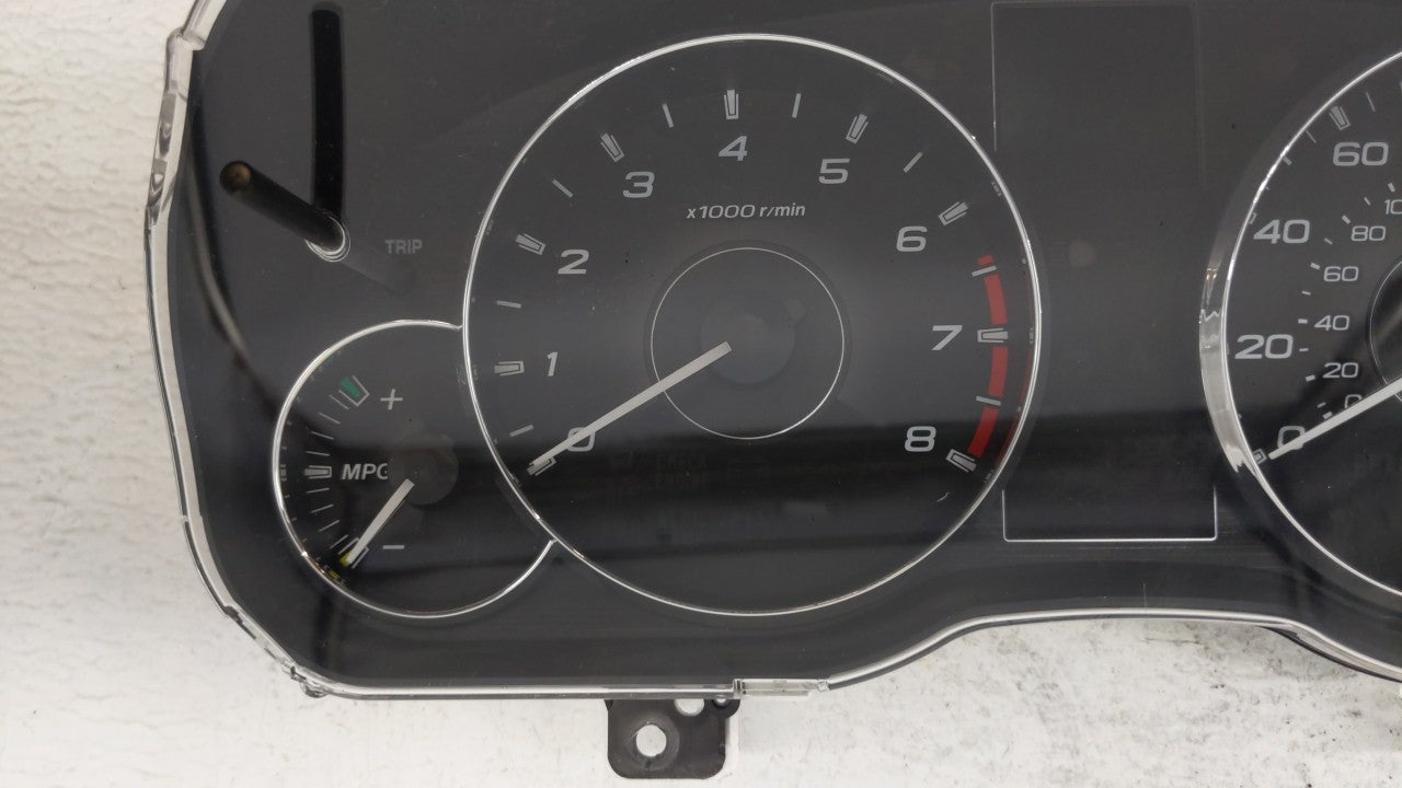 2011 Subaru Legacy Instrument Cluster Speedometer Gauges P/N:85003AJ31A Fits OEM Used Auto Parts - Oemusedautoparts1.com