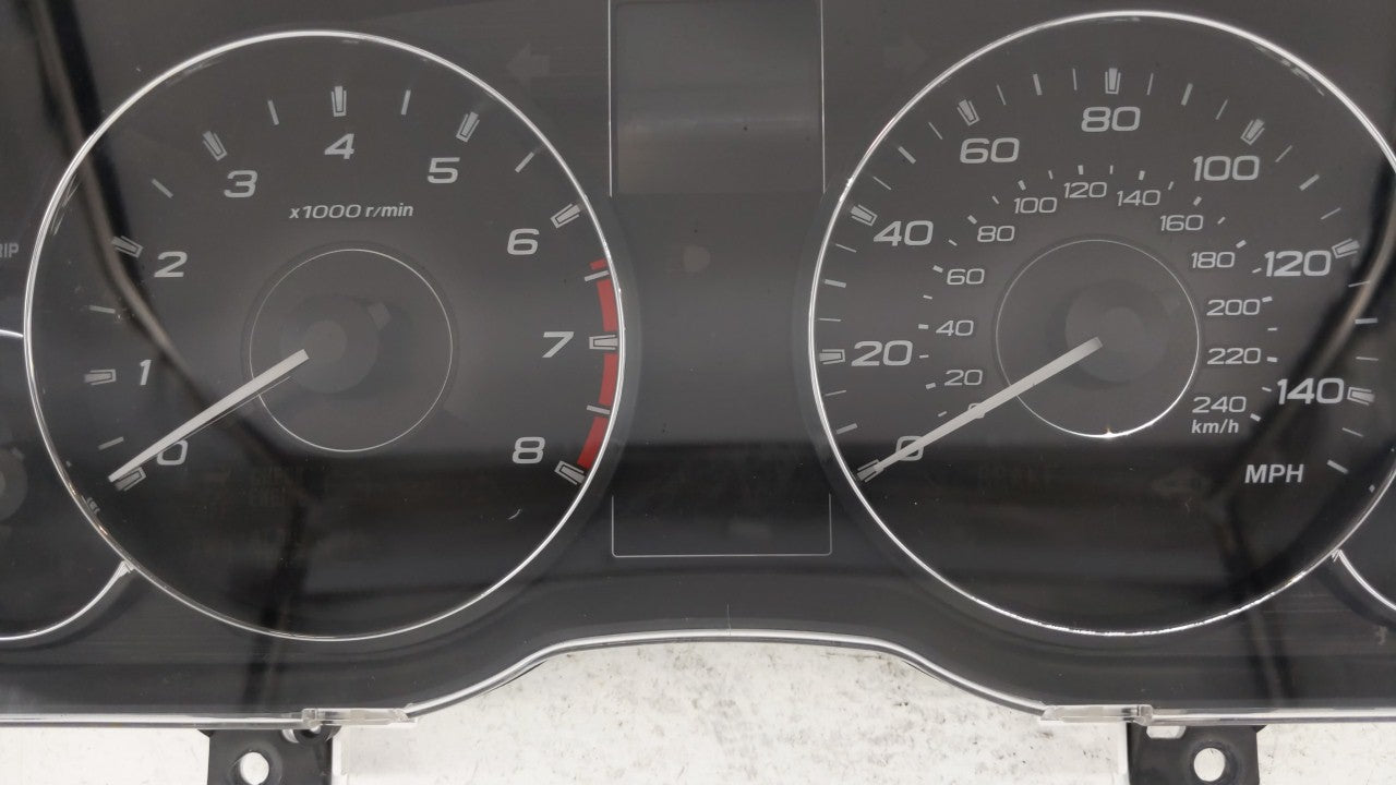 2011 Subaru Legacy Instrument Cluster Speedometer Gauges P/N:85003AJ31A Fits OEM Used Auto Parts - Oemusedautoparts1.com