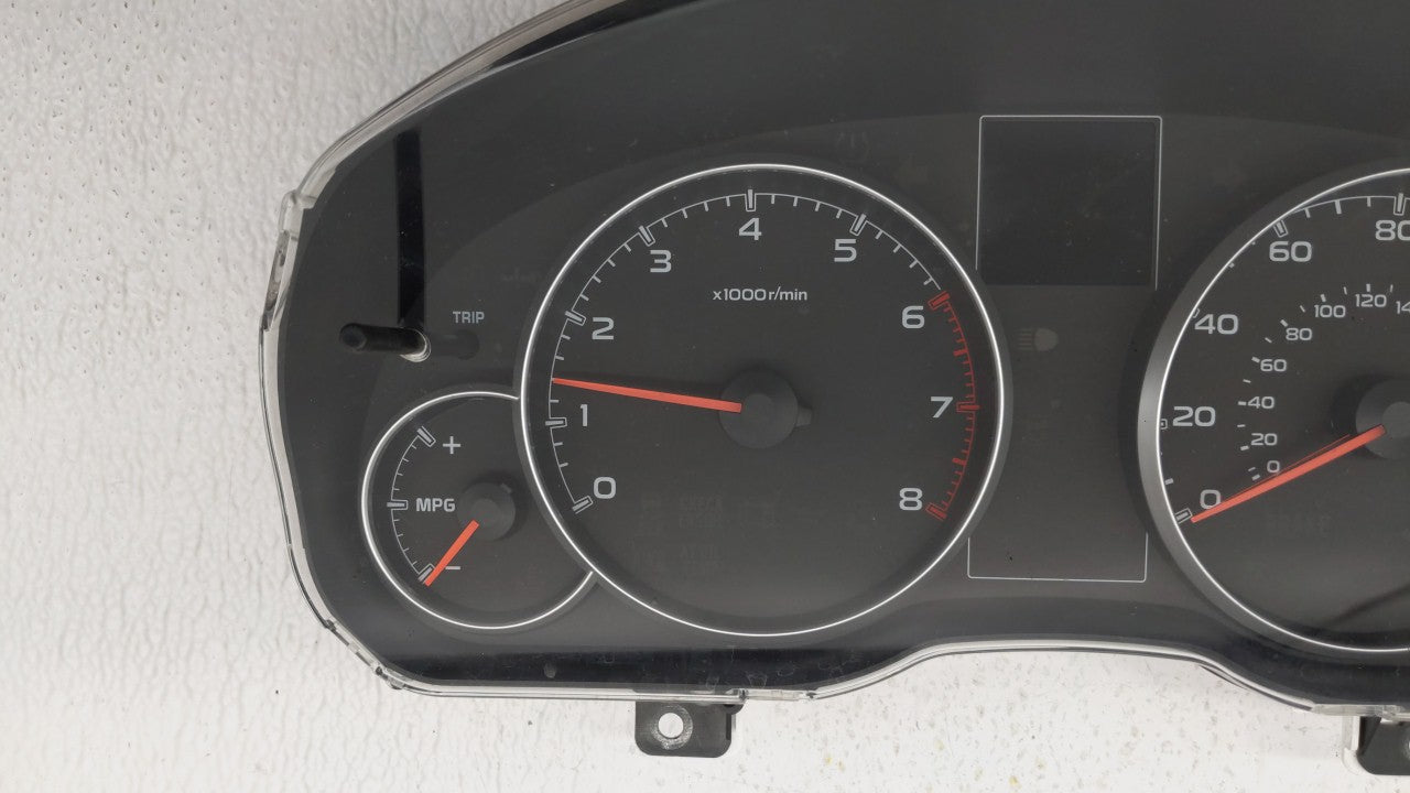 2013-2014 Subaru Legacy Instrument Cluster Speedometer Gauges P/N:85004AJ01A Fits 2013 2014 OEM Used Auto Parts - Oemusedautoparts1.com