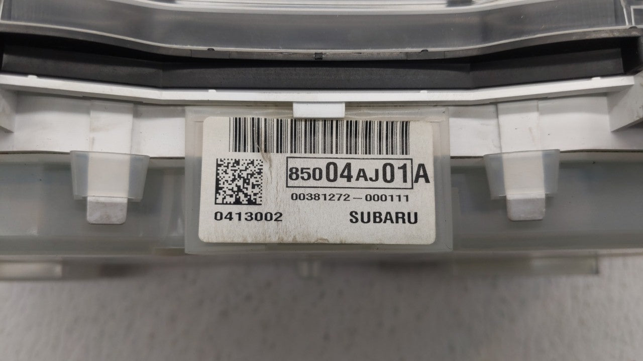 2013-2014 Subaru Legacy Instrument Cluster Speedometer Gauges P/N:85004AJ01A Fits 2013 2014 OEM Used Auto Parts - Oemusedautoparts1.com