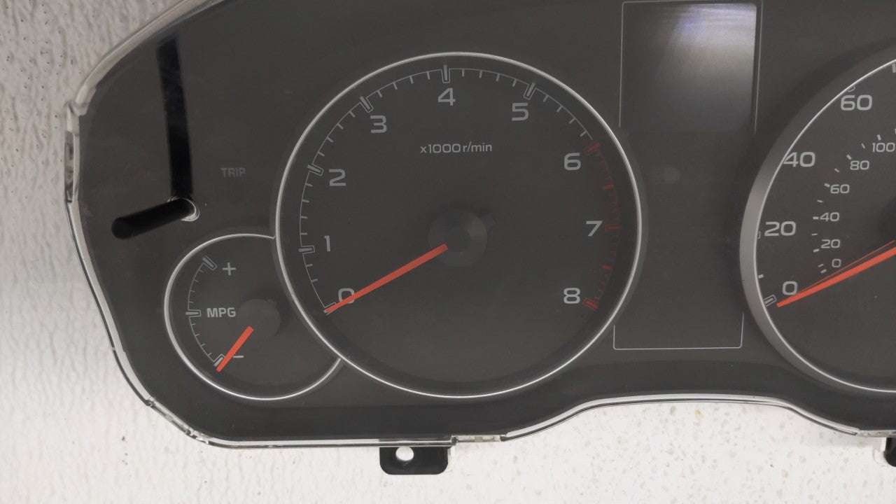 2013-2014 Subaru Legacy Instrument Cluster Speedometer Gauges P/N:85004AJ01A Fits 2013 2014 OEM Used Auto Parts - Oemusedautoparts1.com