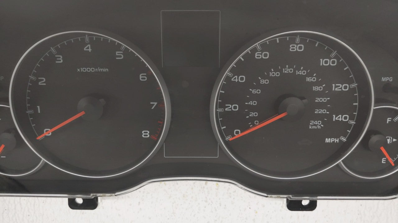 2013-2014 Subaru Legacy Instrument Cluster Speedometer Gauges P/N:85004AJ01A Fits 2013 2014 OEM Used Auto Parts - Oemusedautoparts1.com