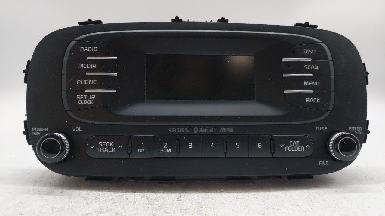 2014-2016 Kia Soul Radio AM FM Cd Player Receiver Replacement P/N:96170-B2090CA 96170B2090CA Fits 2014 2015 2016 OEM Used Auto Parts - Oemusedautoparts1.com