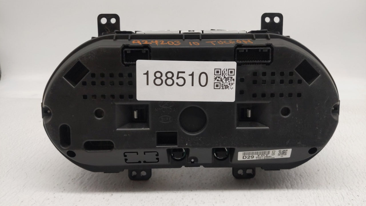 2010-2013 Hyundai Tucson Instrument Cluster Speedometer Gauges P/N:94001-2S580 94001-2S585 Fits 2010 2011 2012 2013 OEM Used Auto Parts - Oemusedautoparts1.com