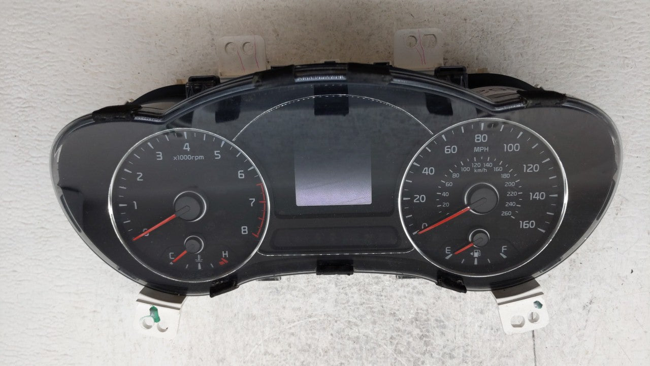 2017-2018 Kia Forte Instrument Cluster Speedometer Gauges P/N:94003-B0301 94013-B0300 Fits 2017 2018 OEM Used Auto Parts - Oemusedautoparts1.com