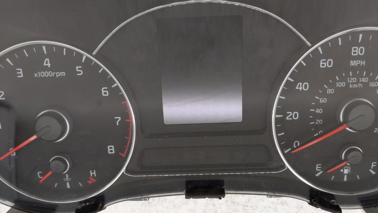 2017-2018 Kia Forte Instrument Cluster Speedometer Gauges P/N:94003-B0301 94013-B0300 Fits 2017 2018 OEM Used Auto Parts - Oemusedautoparts1.com