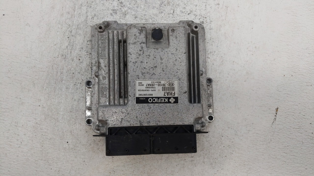 2016 Kia Soul PCM Engine Computer ECU ECM PCU OEM P/N:39133-2EHA7 Fits OEM Used Auto Parts - Oemusedautoparts1.com