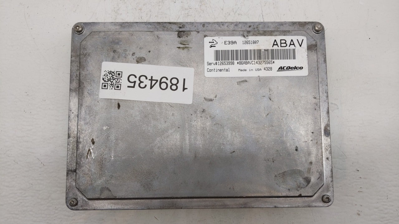 2013-2016 Gmc Terrain PCM Engine Computer ECU ECM PCU OEM P/N:12655476 12657776 Fits 2013 2014 2015 2016 OEM Used Auto Parts - Oemusedautoparts1.com