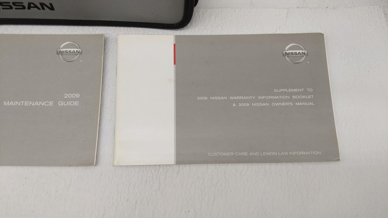 2009 Nissan Altima Owners Manual Book Guide OEM Used Auto Parts - Oemusedautoparts1.com