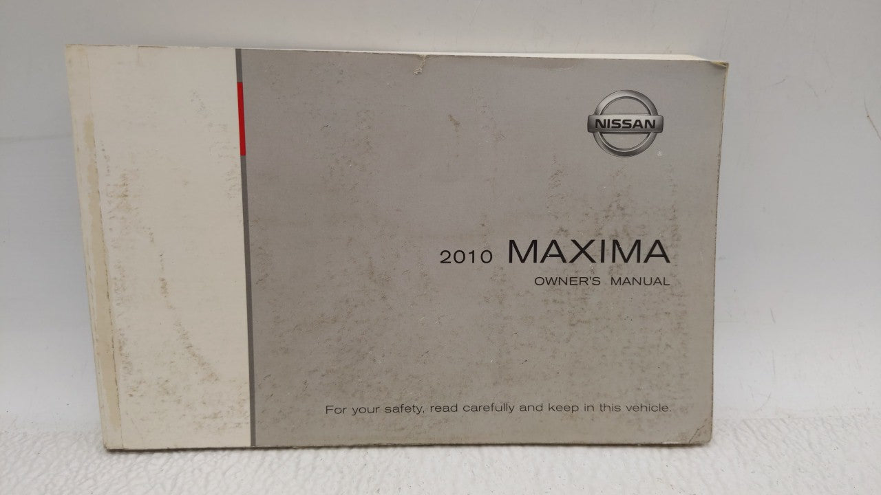 2010 Nissan Maxima Owners Manual Book Guide OEM Used Auto Parts - Oemusedautoparts1.com