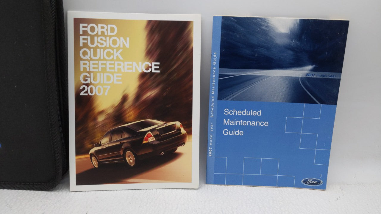 2007 Ford Fusion Owners Manual Book Guide P/N:7E5J-19A321-AA OEM Used Auto Parts - Oemusedautoparts1.com