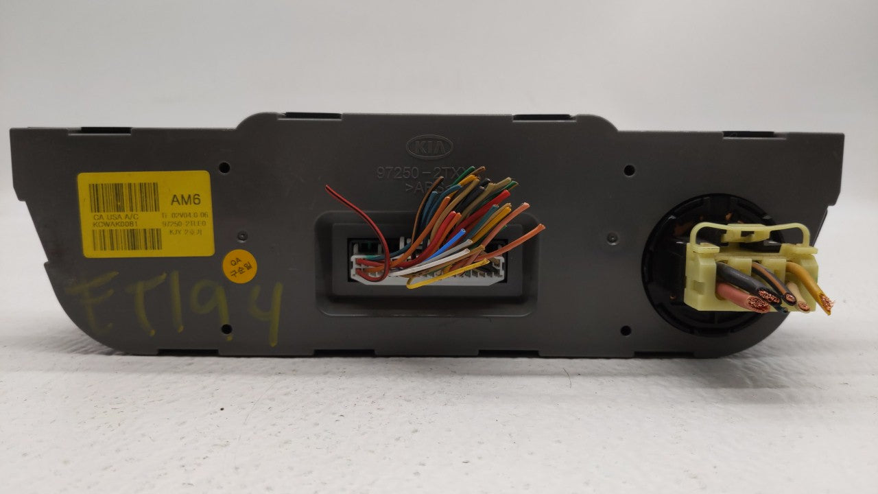 2014-2015 Kia Optima Climate Control Module Temperature AC/Heater Replacement P/N:97250-2TLE0 97250-4UCF0 Fits 2014 2015 OEM Used Auto Parts - Oemusedautoparts1.com