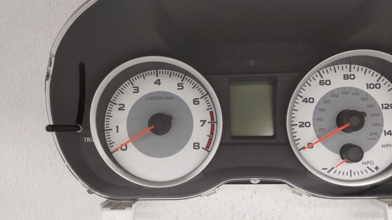 2014 Subaru Impreza Instrument Cluster Speedometer Gauges P/N:85012FJ510 Fits OEM Used Auto Parts - Oemusedautoparts1.com