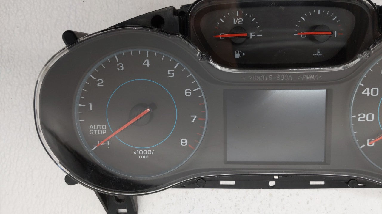 2016 Chevrolet Cruze Instrument Cluster Speedometer Gauges P/N:39082370 Fits OEM Used Auto Parts - Oemusedautoparts1.com