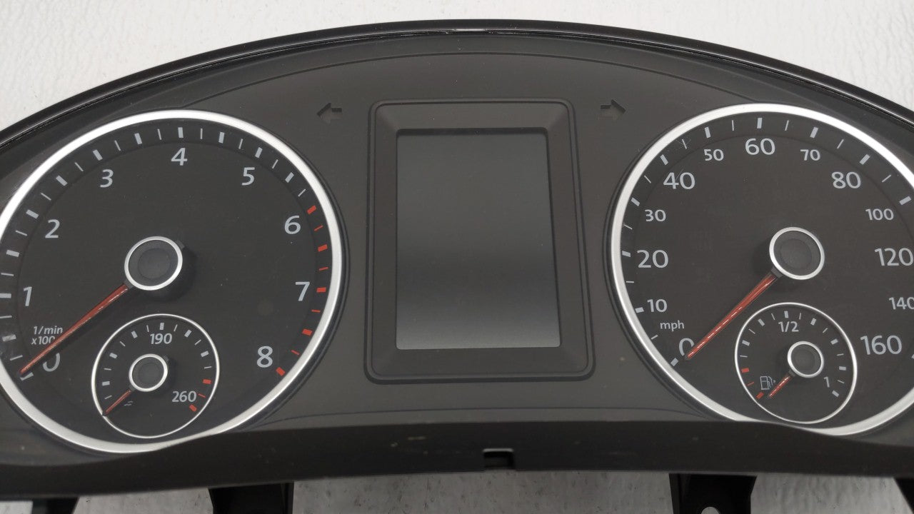 2010 Volkswagen Tiguan Instrument Cluster Speedometer Gauges P/N:5N0920961A 5N0920971A Fits OEM Used Auto Parts - Oemusedautoparts1.com