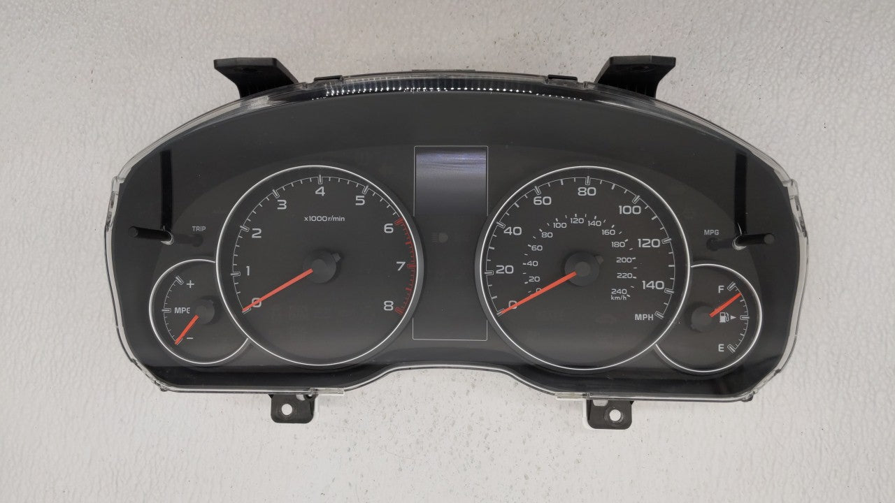 2013-2014 Subaru Legacy Instrument Cluster Speedometer Gauges P/N:85004AJ01A Fits 2013 2014 OEM Used Auto Parts - Oemusedautoparts1.com