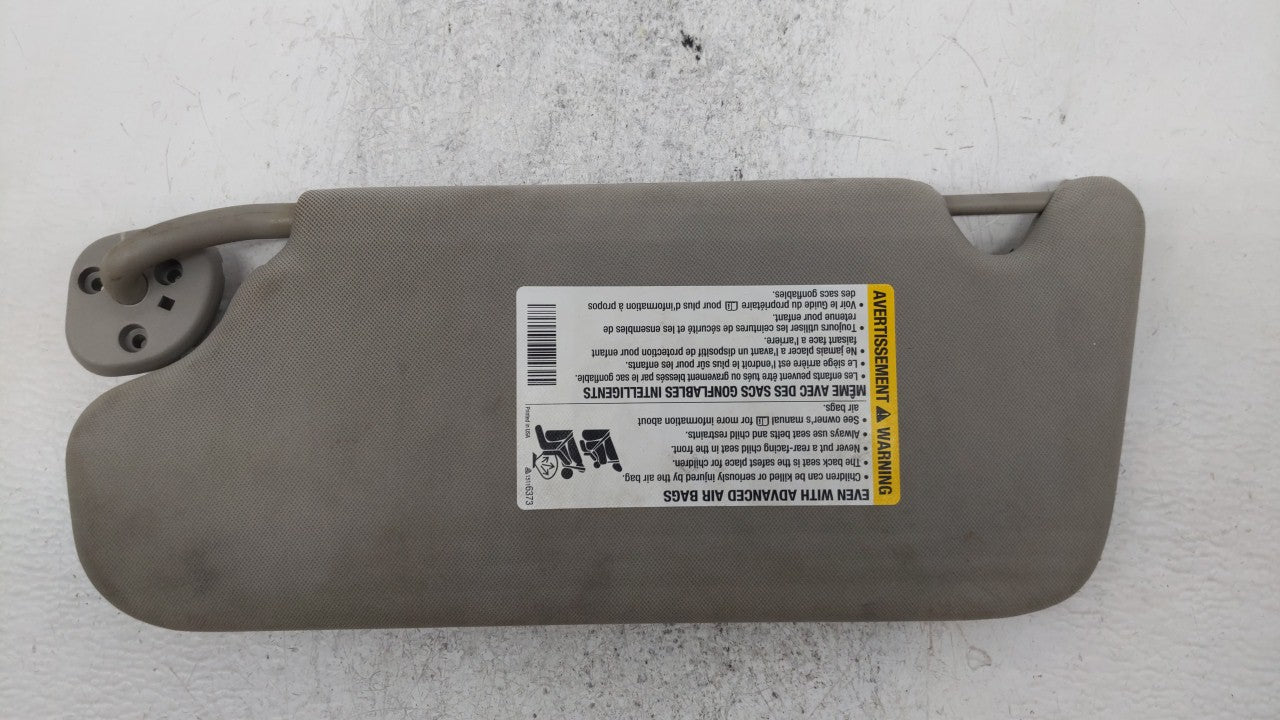 2009 Chevrolet Impala Sun Visor Shade Replacement Passenger Right Mirror Fits 2006 2007 2008 2010 2011 2012 2013 2014 2015 2016 OEM Used Auto Parts - Oemusedautoparts1.com