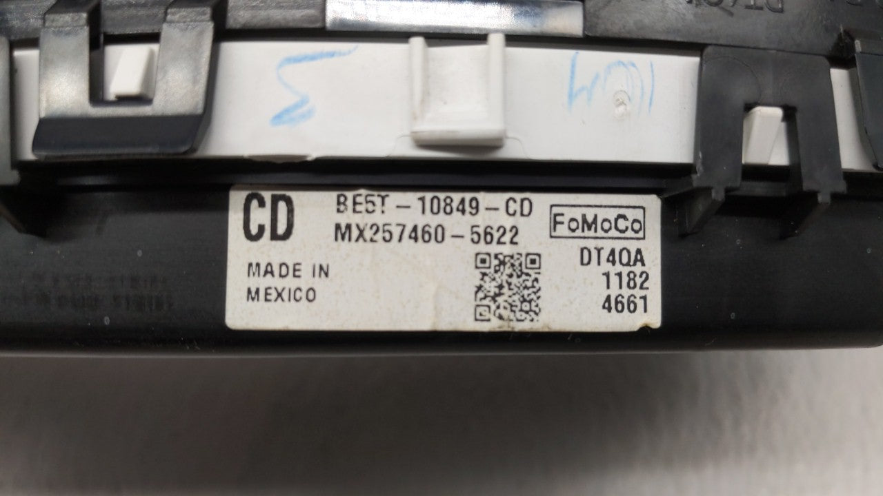 2011-2012 Ford Fusion Instrument Cluster Speedometer Gauges P/N:BE5T-10849-CD Fits 2011 2012 OEM Used Auto Parts - Oemusedautoparts1.com