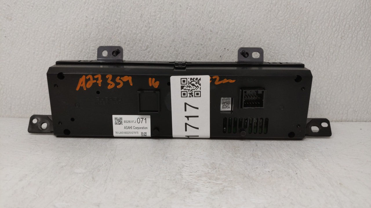 2012-2016 Subaru Impreza Information Display Screen - Oemusedautoparts1.com