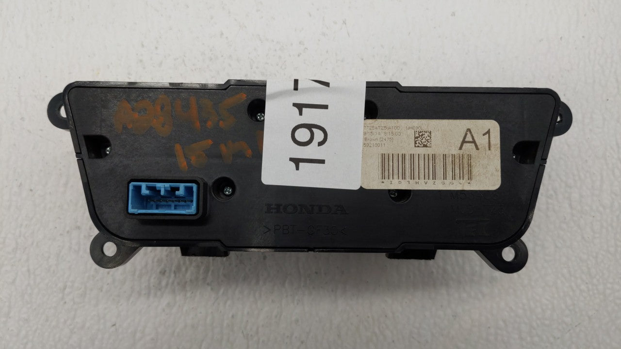 2014-2017 Acura Mdx Radio Control Panel - Oemusedautoparts1.com