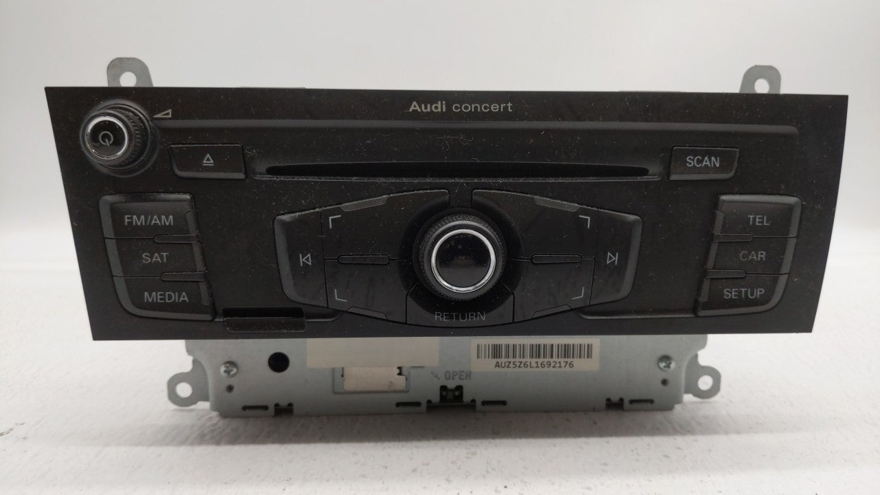 2010-2012 Audi A4 Radio AM FM Cd Player Receiver Replacement P/N:8T1 035 186 R Fits 2010 2011 2012 2013 2014 2015 2016 2017 OEM Used Auto Parts - Oemusedautoparts1.com
