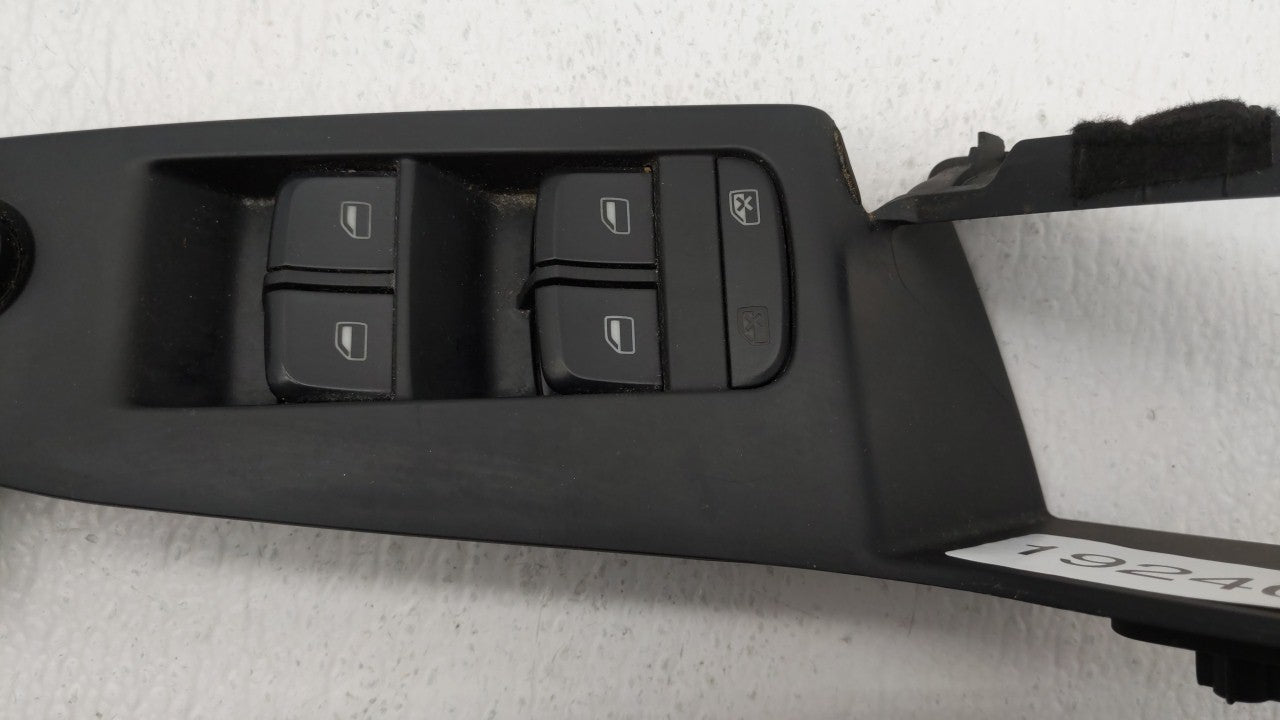 2010-2016 Audi A4 Master Power Window Switch Replacement Driver Side Left P/N:PBTP-6F20 Fits 2010 2011 2012 2013 2014 2015 2016 OEM Used Auto Parts - Oemusedautoparts1.com