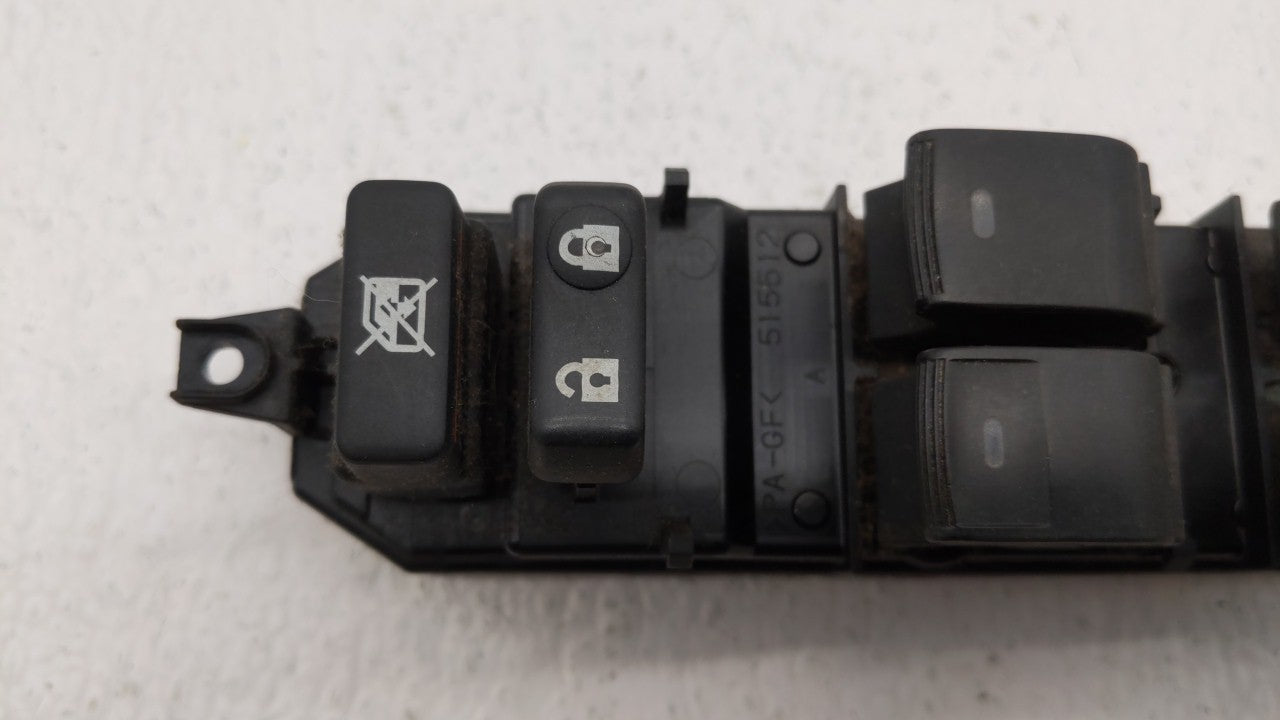 2010-2011 Toyota Camry Master Power Window Switch Replacement Driver Side Left P/N:74232-48070 74232-06140 Fits OEM Used Auto Parts - Oemusedautoparts1.com