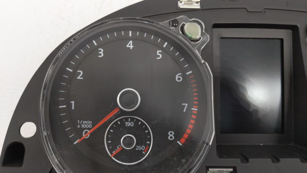 2010 Volkswagen Passat Instrument Cluster Speedometer Gauges P/N:3C0920 972E 3C0920 972L Fits OEM Used Auto Parts - Oemusedautoparts1.com