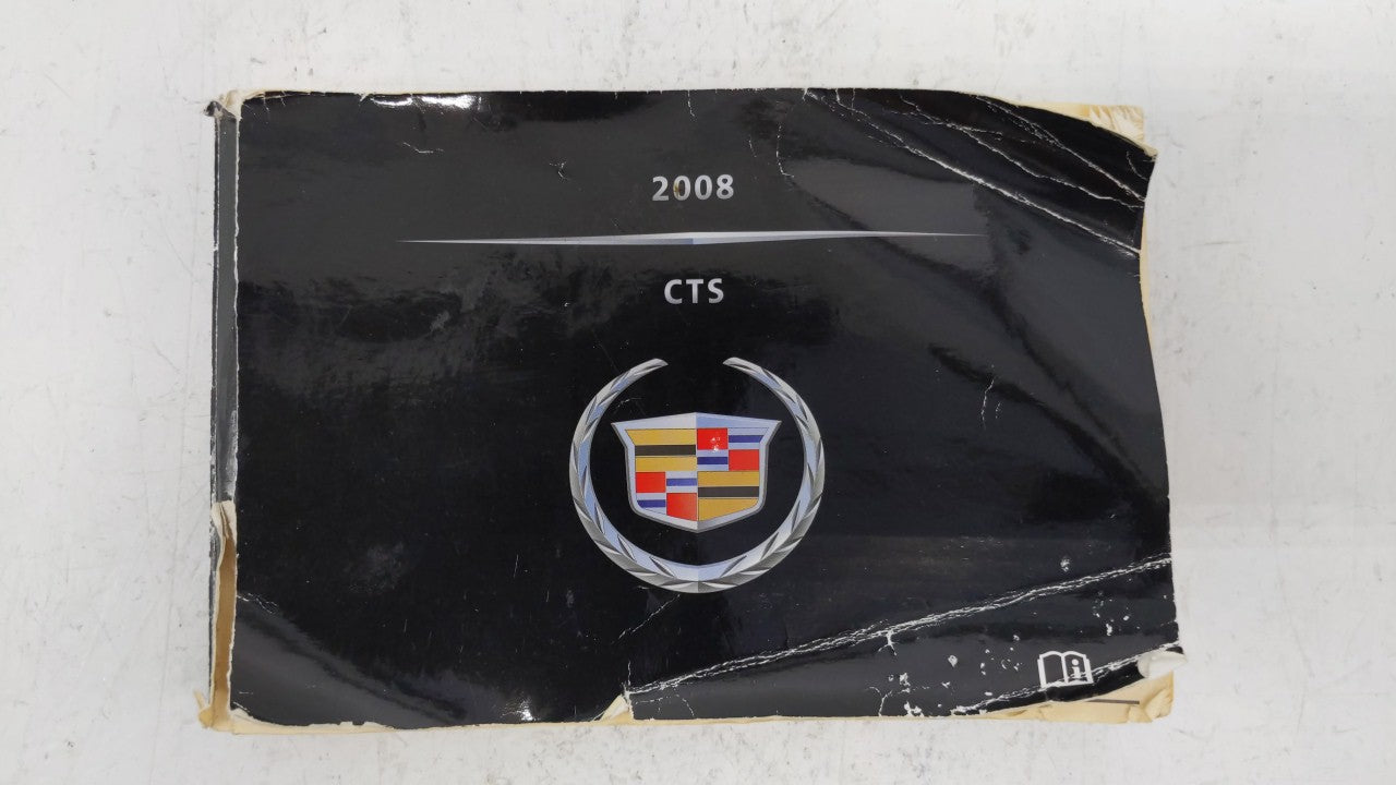 2008 Cadillac Cts Owners Manual Book Guide OEM Used Auto Parts - Oemusedautoparts1.com