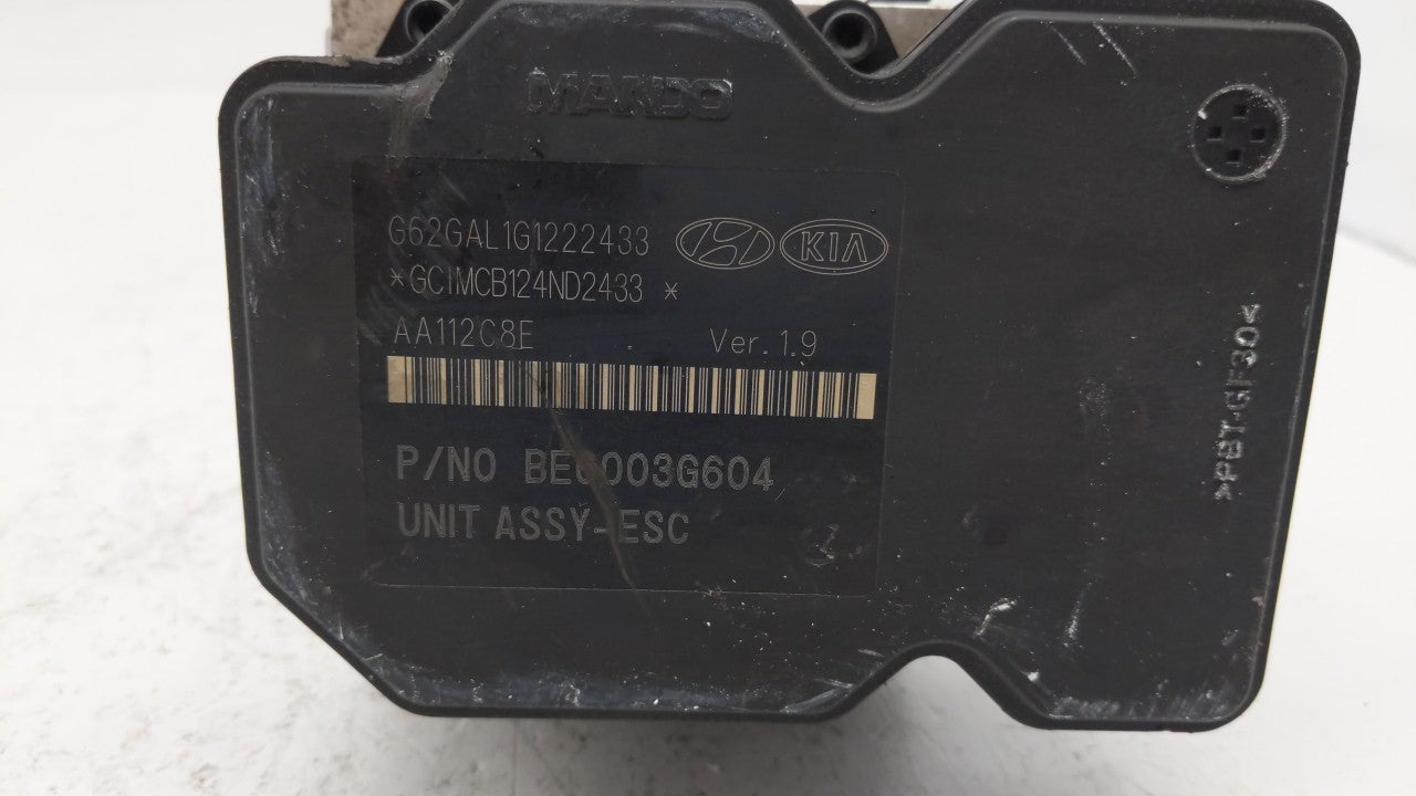 2013 Hyundai Veloster ABS Pump Control Module Replacement P/N:58920-2V450 BE6003G604 Fits OEM Used Auto Parts - Oemusedautoparts1.com