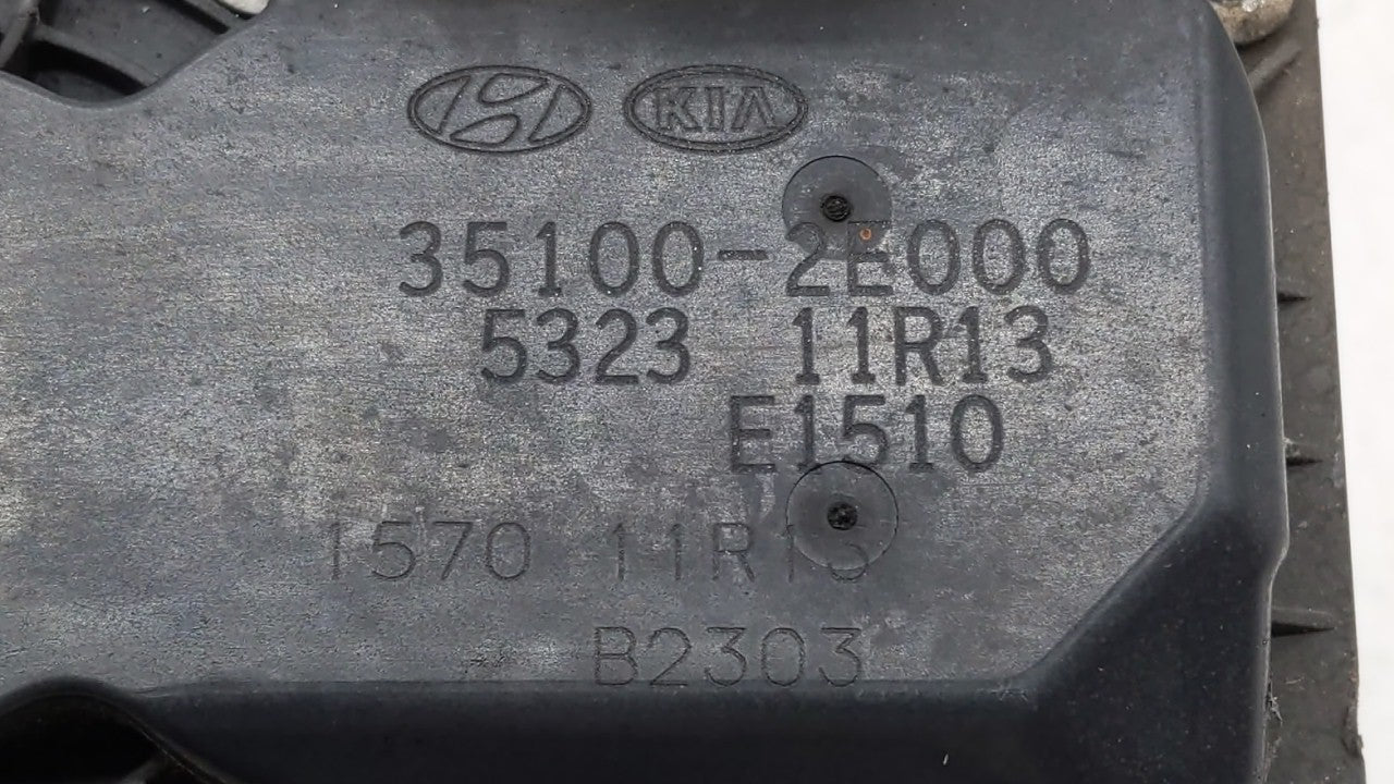 2011-2018 Hyundai Elantra Throttle Body P/N:35100-2E000 Fits 2011 2012 2013 2014 2015 2016 2017 2018 2019 OEM Used Auto Parts - Oemusedautoparts1.com