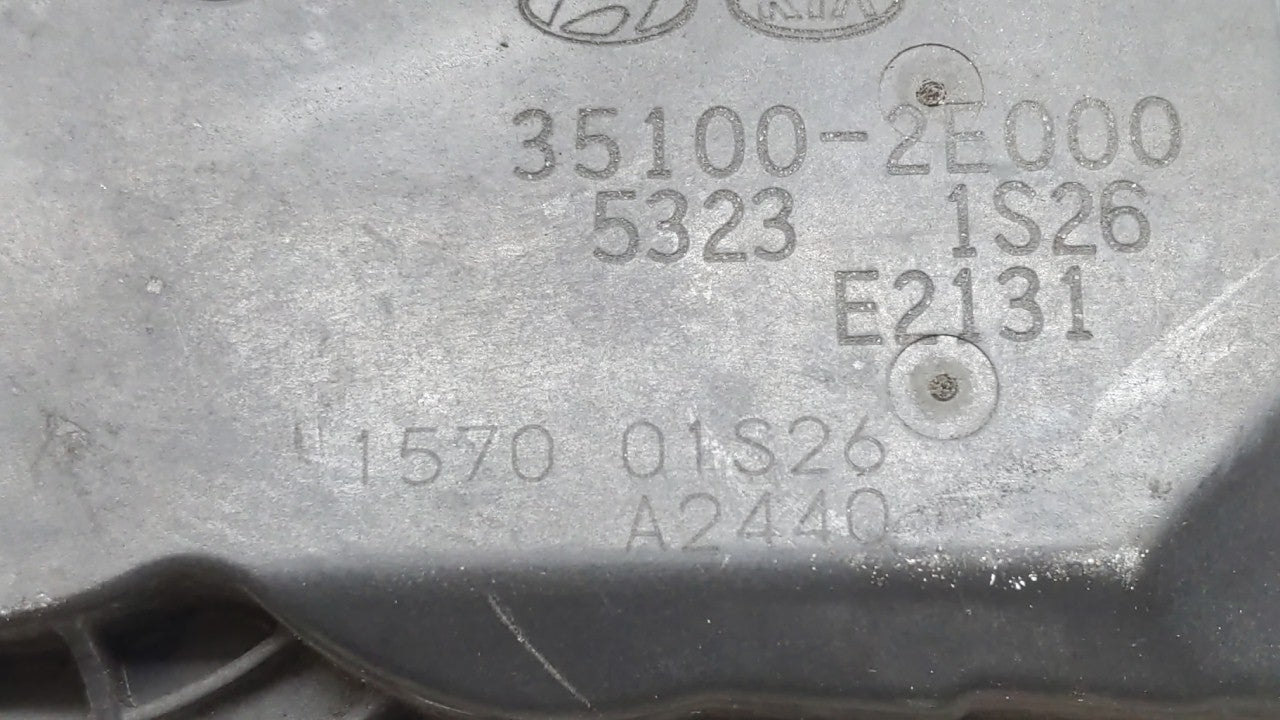 2014-2018 Hyundai Tucson Throttle Body P/N:35100-2E000 Fits 2011 2012 2013 2014 2015 2016 2017 2018 2019 OEM Used Auto Parts - Oemusedautoparts1.com