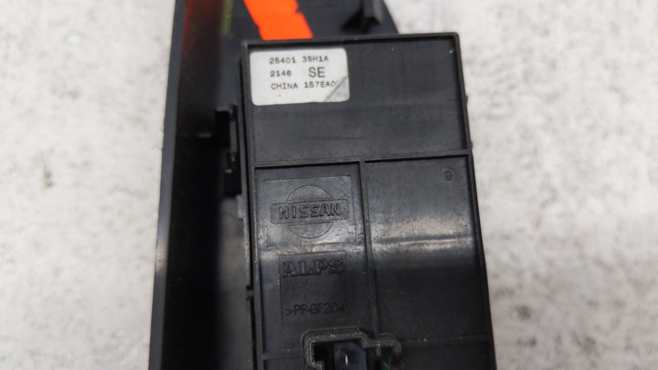 2013-2019 Nissan Sentra Master Power Window Switch Replacement Driver Side Left P/N:25401 3SH1A 80961 3SG0A Fits OEM Used Auto Parts - Oemusedautoparts1.com