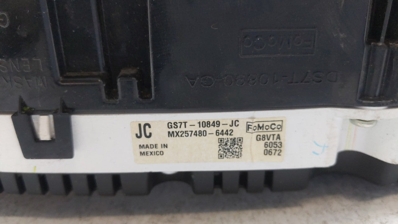 2016 Ford Fusion Instrument Cluster Speedometer Gauges P/N:A2C94474604 GS7T-10849-JC Fits OEM Used Auto Parts - Oemusedautoparts1.com