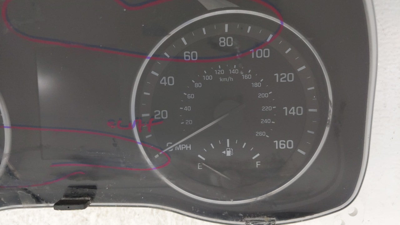 2017-2018 Hyundai Elantra Instrument Cluster Speedometer Gauges P/N:94001-F3010 Fits 2017 2018 OEM Used Auto Parts - Oemusedautoparts1.com