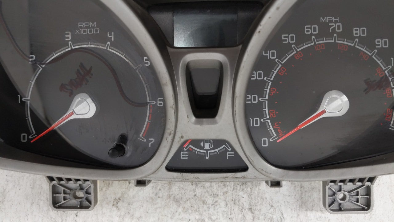 2013 Ford Fiesta Instrument Cluster Speedometer Gauges Fits OEM Used Auto Parts - Oemusedautoparts1.com