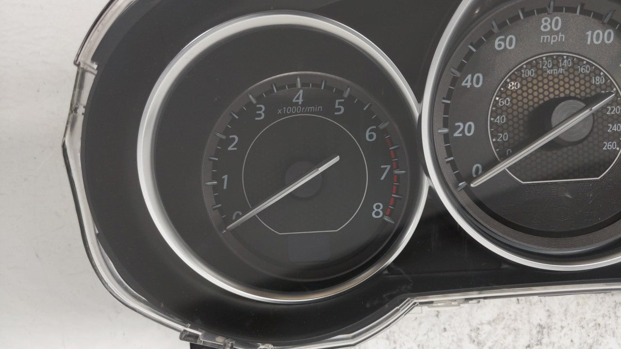 2014 Mazda 6 Instrument Cluster Speedometer Gauges P/N:KD4555430 G46L55430 Fits OEM Used Auto Parts - Oemusedautoparts1.com