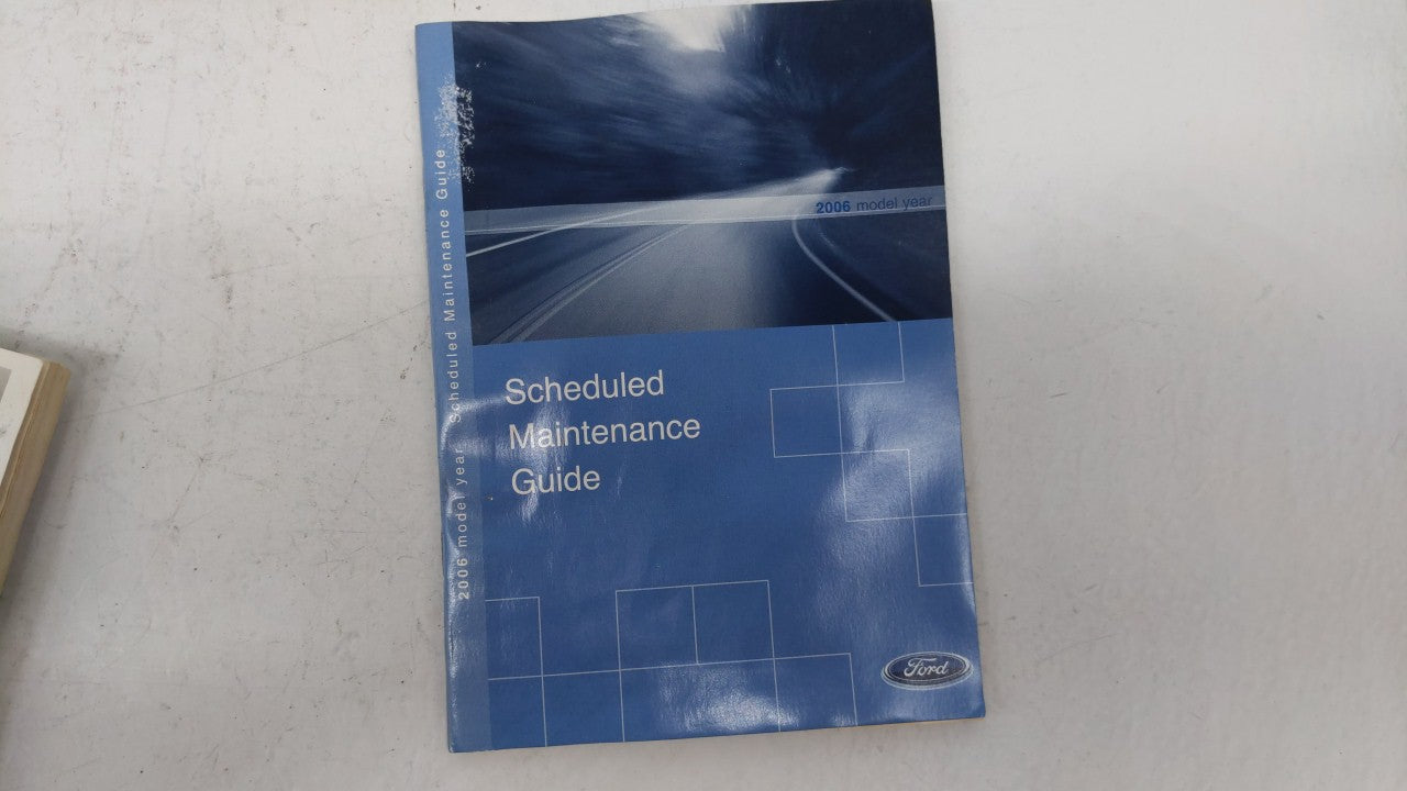 2006 Ford Fusion Owners Manual Book Guide OEM Used Auto Parts - Oemusedautoparts1.com